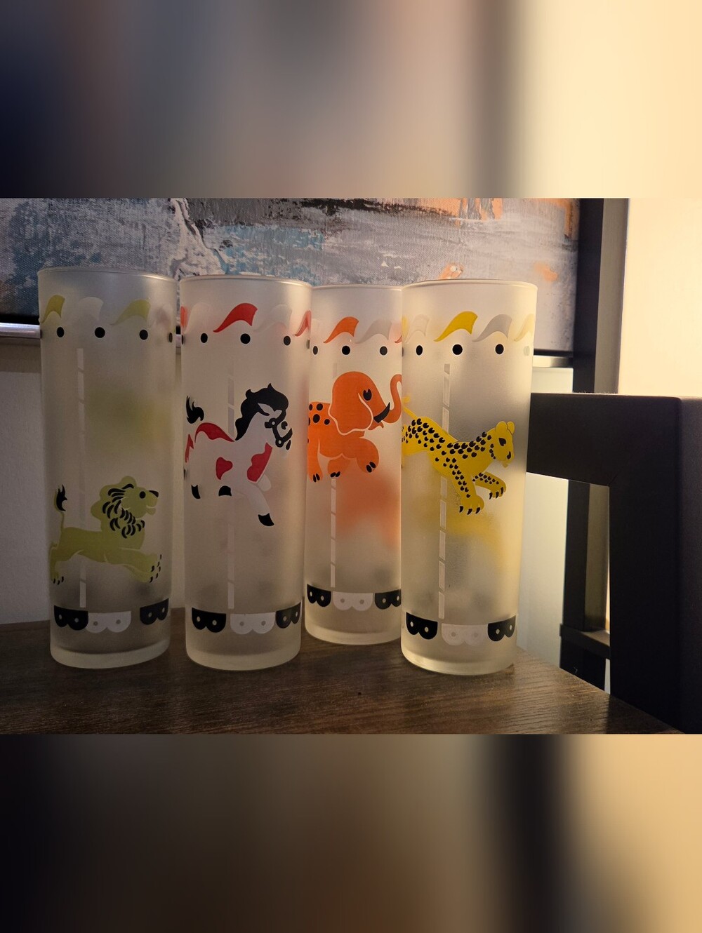 1950s Libbey "Merry Go Round" Glasses